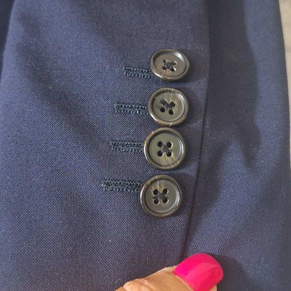 Ralph Lauren Blue Label Navy Stretch Wool Blend Blazer Made For Dillards 40R - Picture 3 of 12